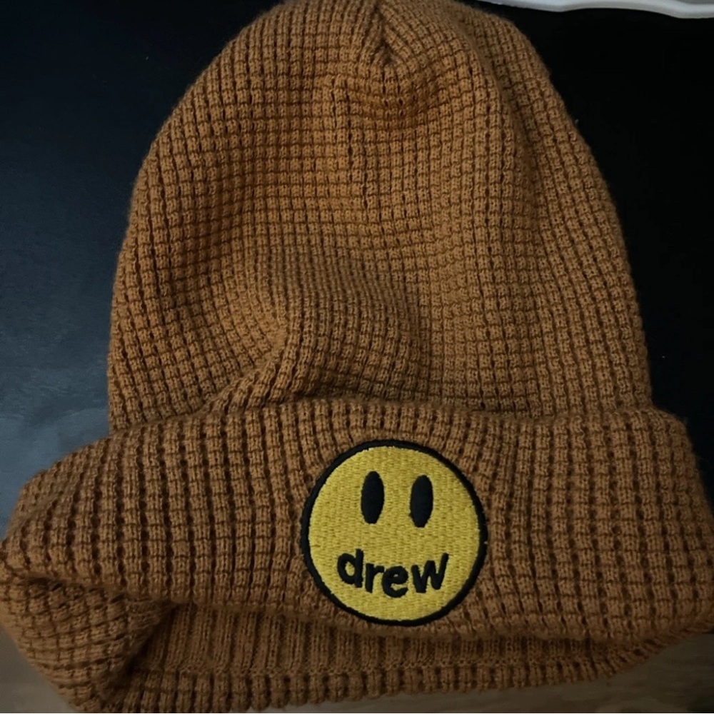 Drew House Mascot Beanie Brown Waffle RARE